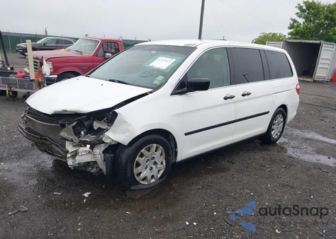 2007 Honda Odyssey Lx z USA, uszkodzony, nr VIN 5FNRL38227B089362